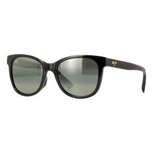 A0721Z New MAUI JIM Kiopaa Black Polarised Cat Eye 671 02 Sunglasses Women